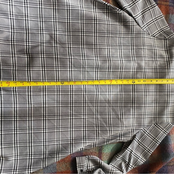 Vintage Black white gray Checked shirt - Picture 7 of 12
